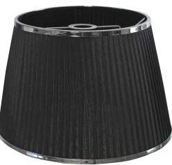 ORIVA Lampskärm Organza 40cm Svart/Krom