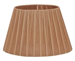 ORIVA Lampskärm Oval Organza 14/22cm Sandfärgad