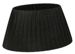 ORIVA Lampskärm Oval Organza 16,5/28cm Svart