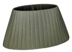 ORIVA Lampskärm Oval Organza 16,5/28cm Grå