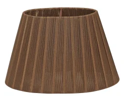 ORIVA Lampskärm Oval Organza 14/22cm Brun