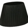 ORIVA Lampskärm Oval Organza 14/22cm Svart