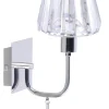 ORIVA Vägglampa Kristall K5 23cm Krom