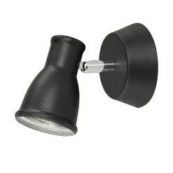 ORIVA Väggspot 12cm Svart