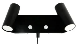 ORIVA Väggspot 2L 26cm Svart