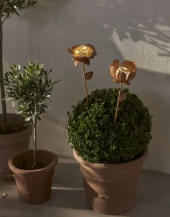 OXIDA Solcellsdekoration 51cm 2-Pack Blommor