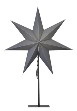 OZEN Stjärna på fot 75cm Grå