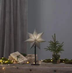 OZEN Stjärna på fot 55cm Grå
