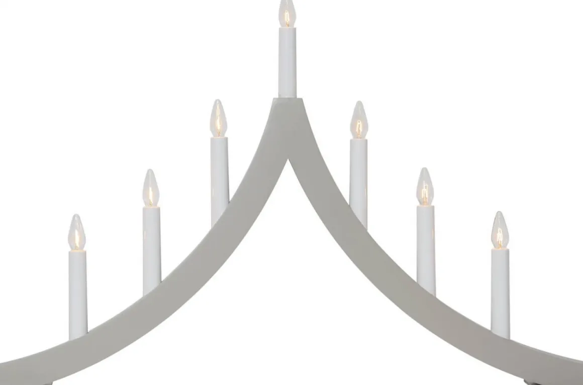 PAGOD Ljusstake 7L 40cm Elefantgrå