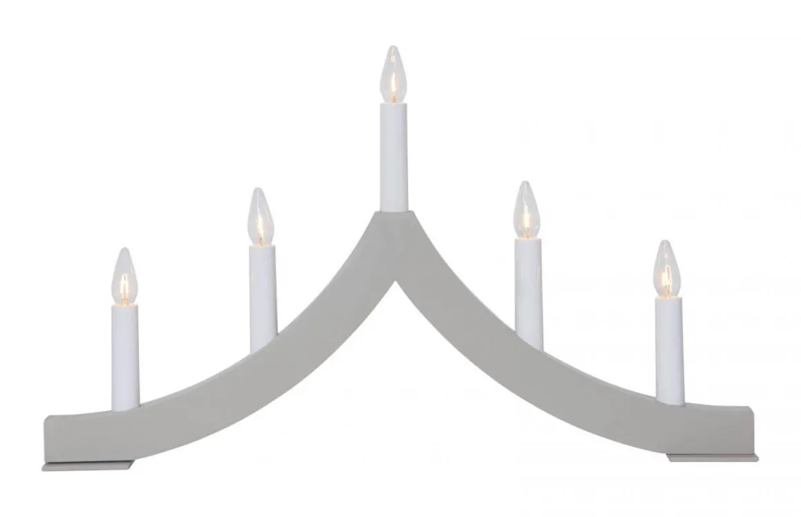 PAGOD Ljusstake 5L 27cm Elefantgrå