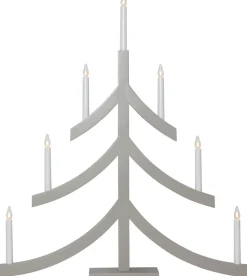 PAGOD Ljusstake 7L 79cm Elefantgrå