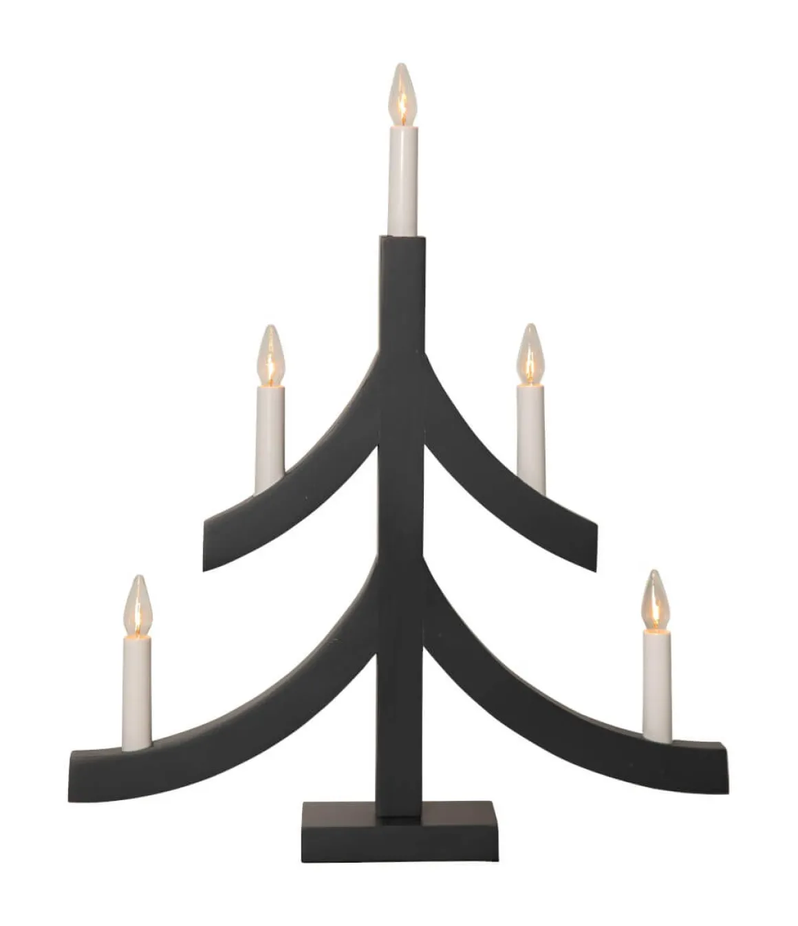 PAGOD Ljusstake 5L 47,5cm Grafit