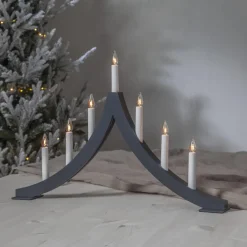 PAGOD Ljusstake 7L 40cm Grafit