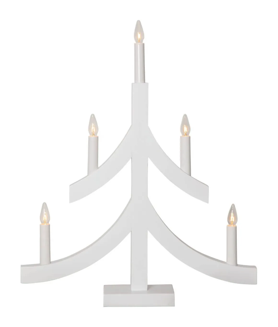 PAGOD Ljusstake 5L 47,5cm Vit