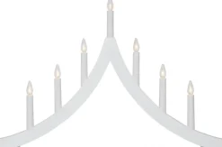 PAGOD Ljusstake 7L 40cm Vit