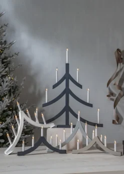 PAGOD Ljusstake 7L 40cm Vit