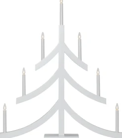 PAGOD Ljusstake 7L 79cm Vit