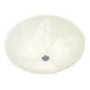 PALMBLAD Plafond 42cm Vit