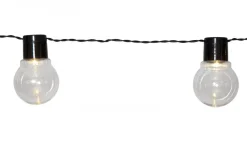 PARTAJ SOLAR Solcells-ljusslinga 1,8m Svart IP44