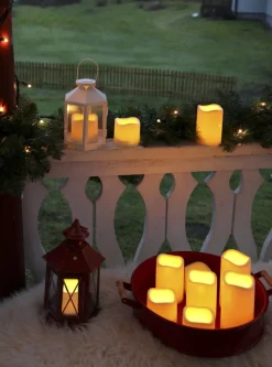 PAUL LED-Blockljus 15cm LED Beige