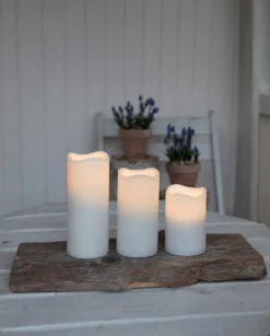 PAUL LED-Blockljus 3-Pack 18cm LED Vit