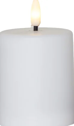 Paula Flamme LED Ljus Vit 10 cm Skymningsrelä