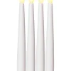PAULINA LED-Antikljus 4-pack 15,5cm Vit