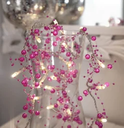 PEARLZ Ljusslinga 110cm Rosa