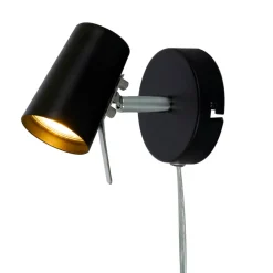 PILOT Väggspot 14,5cm Svart/Krom