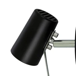 PILOT Väggspot 14,5cm Svart/Krom