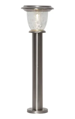 PIREUS Solcells-pollare 61cm Rostfritt Stål IP44