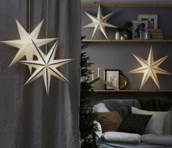 PLAIN Pappersstjärna 78cm Vit