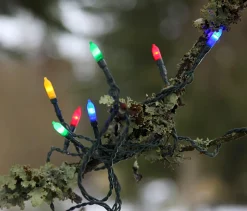 P-LED Ljusslinga Utomhus 16m 80LED IP44 Flerfärgad Grön