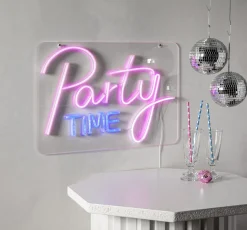 PLEXY Inomhusdekoration 40cm Party Rosa/Transparent