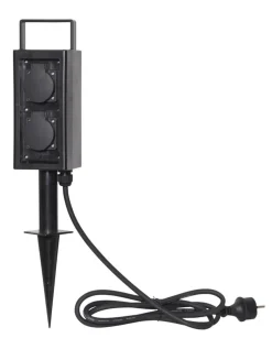 PLUGGE Förgrening 34cm Svart IP44