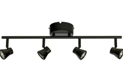 PLUTO Takspot Rak 4L Dimbar 60cm Svart