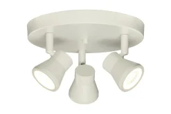 PLUTO Takspot Rund 3L Dimbar 20cm Vit