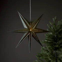 POINT Pappersstjärna 60cm Grön