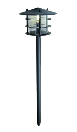 POPPY Pollare 3p 50cm LED, Trafo, Kabel - Antracitgrå 12V IP44