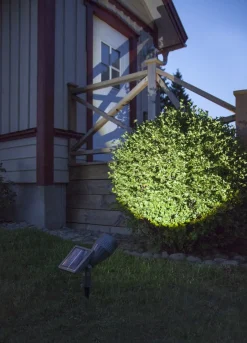 POWERSPOT Solcells-spotlight 15cm Svart IP44