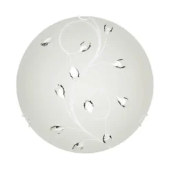 PRISMO LED-Plafond 35cm Frostad/Kristall