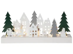 PUZZEL Ljusstake Batteri 9L 37cm Flerfärgad