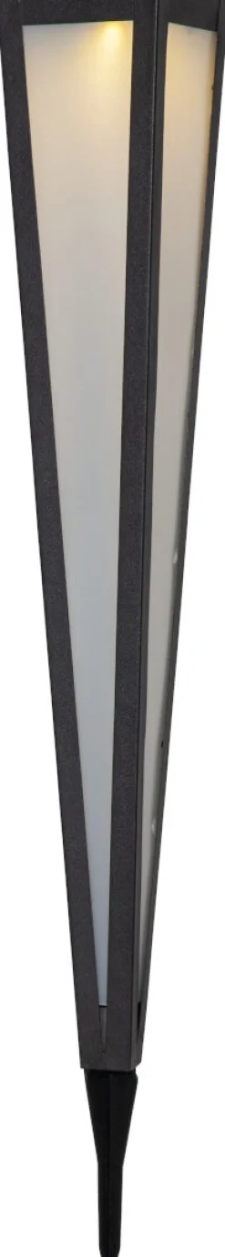 PYRAMIS Solcells-pollare 61cm Svart