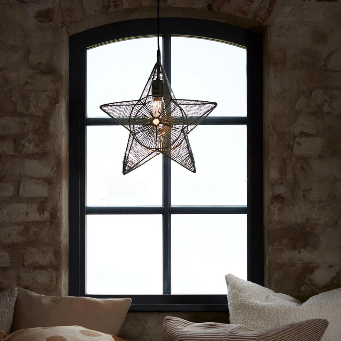 REGINA Star Julstjärna 40cm Beige