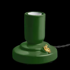 RETRO Lampfot E27 12cm Grön