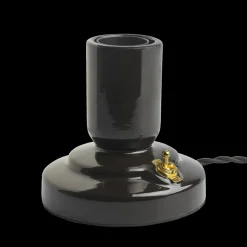 RETRO Lampfot E27 12cm Svart