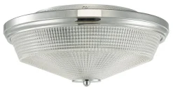 RETRO Plafond 44cm Krom