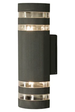 RIBB Vägglampa Ute 31cm Mörkgrå IP44