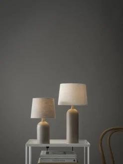 RILEY Lampfot E27 38cm Mattbeige