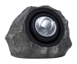 ROCKY Solcells-Dekoration 16cm Grå